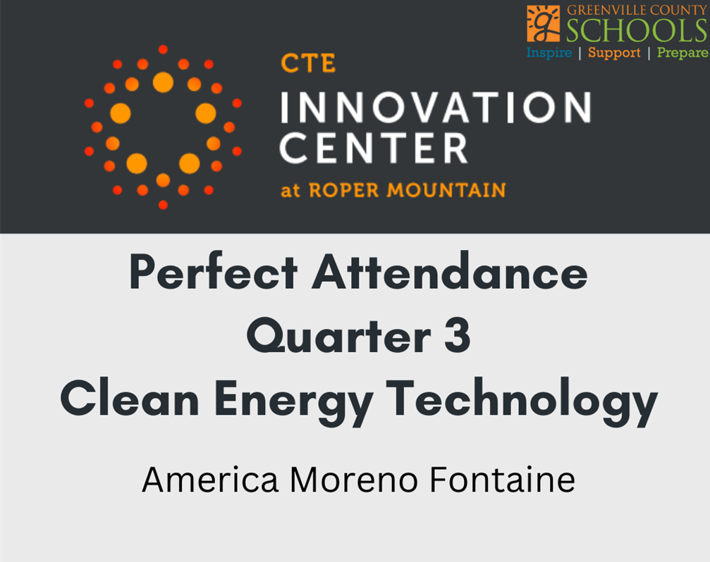 Clean Energy Perfect Attendance Quarter 3